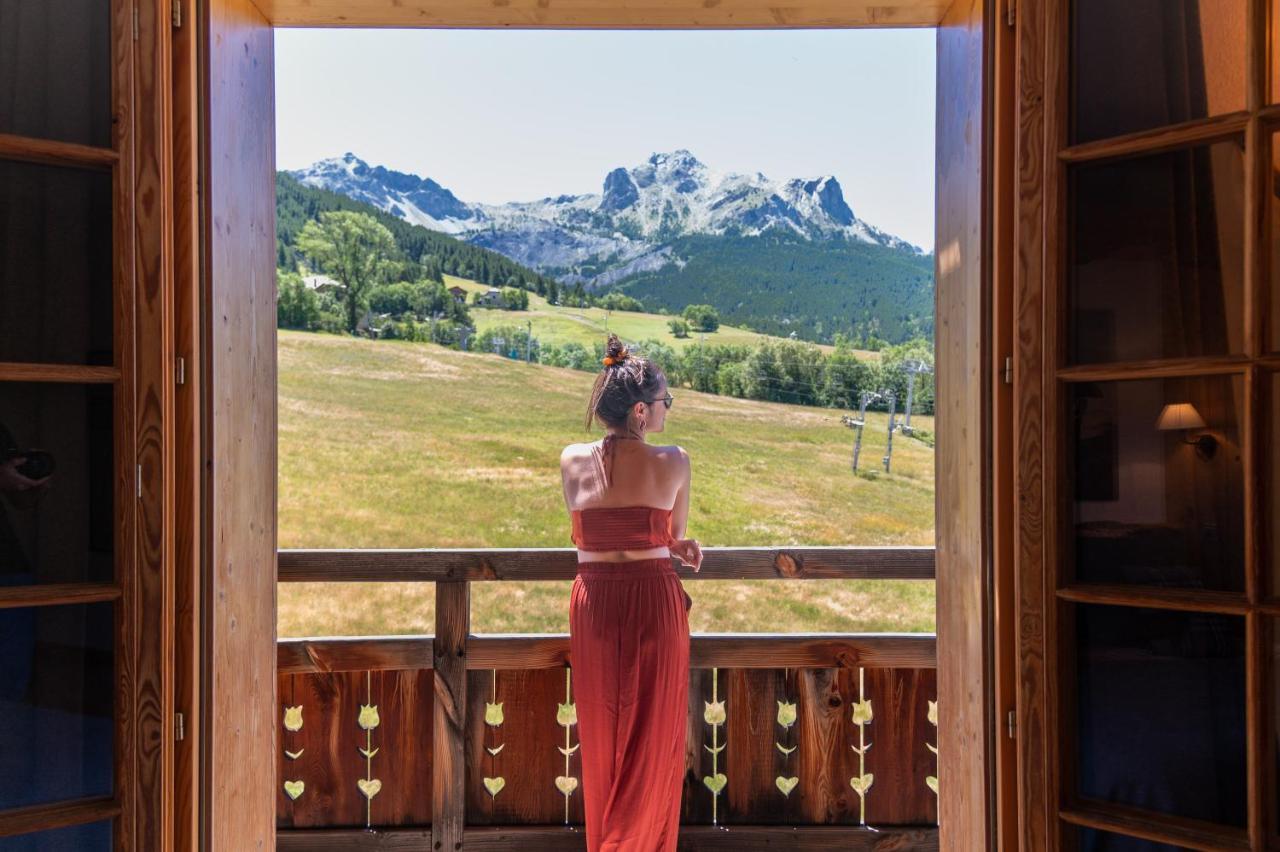 Montana Chalet Hôtel&Spa Le Sauze Buitenkant foto